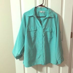 Kim Roger button down blouse